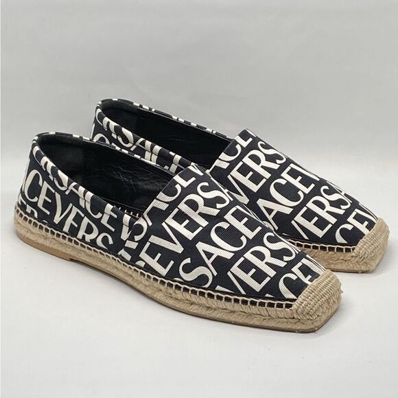 Versace Repeat Logo Espadrilles size 45/us size 12 - Picture 2 of 12